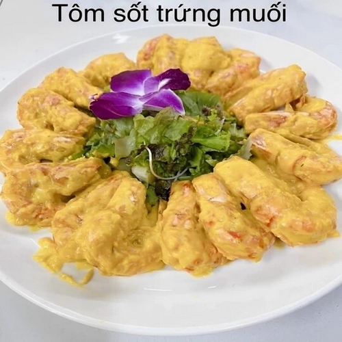 ﻿Tôm Sốt Trứng Muối